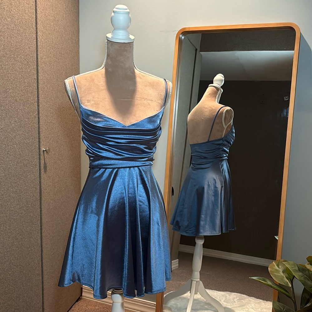 Blue dress from Windsor, wore once to a wedding.